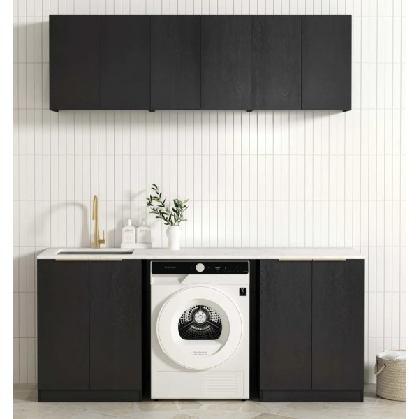 Black Oak Laundry and Kitchen Cabinet 1960B Set 1960*600*2100mm