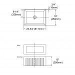 Hampshire Butler Sink 615X455X256mm