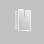 Avola PVC LED Mirror Matte White Cabinet with LED Lights LK-ALMC600MW-3LIGHTS Avola PVC LED Mirror Matte White Cabinet with LED Lights LK-ALMC600MW-3LIGHTS
