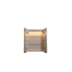 Avola PVC LED Mirror Matte White Cabinet with LED Lights LK-ALMC600MW-3LIGHTS Avola PVC LED Mirror Matte White Cabinet with LED Lights LK-ALMC600MW-3LIGHTS