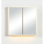 Avola PVC LED Mirror Matte White Cabinet with LED Lights LK-ALMC750MW-3LIGHTS Avola PVC LED Mirror Matte White Cabinet with LED Lights LK-ALMC750MW-3LIGHTS