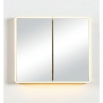 Avola PVC LED Mirror Matte White Cabinet with LED Lights LK-ALMC900MW-3LIGHTS Avola PVC LED Mirror Matte White Cabinet with LED Lights LK-ALMC900MW-3LIGHTS