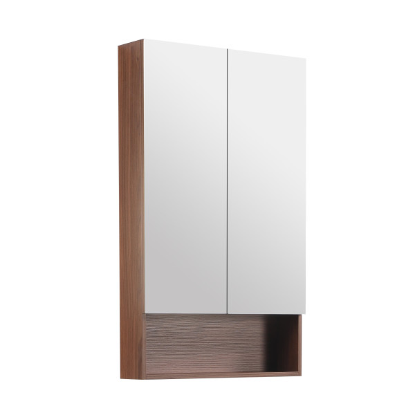 Clark Plywood Mirror Cabinet Mocha Oak Matte LK-CLMC600-MO Clark Plywood Mirror Cabinet Mocha Oak Matte LK-CLMC600-MO