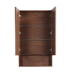 Clark Plywood Mirror Cabinet Mocha Oak Matte LK-CLMC600-MO Clark Plywood Mirror Cabinet Mocha Oak Matte LK-CLMC600-MO
