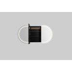 Allison Pill 3Lights PVC Shaving Cabinets LK-MAPLSV1580MW/MB-3Lights Allison Pill 3Lights PVC Shaving Cabinets LK-MAPLSV1580MW/MB-3Lights