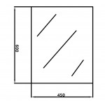 KDK Bevel Edge MIRROR -BM4560 KDK Bevel Edge MIRROR -BM4560