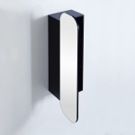 Olivia Tall Boy/Shaving Cabinet - Matte Black 1500*400mm