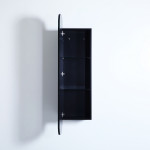 Olivia Tall Boy/Shaving Cabinet - Matte Black 1500*400mm