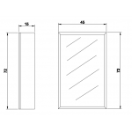 MBSV450-Shaving cabinet