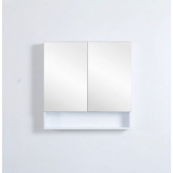 Fremantle Shaving Cabinet / Matte White 750*750*150mm