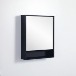 PE shaving cabinet-matte black 600,750,900,1200,1500mm
