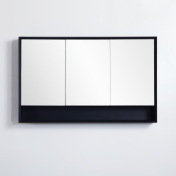 PE shaving cabinet-matte black 600,750,900,1200,1500mm