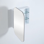 Olivia Shaving Cabinet - Matte White 400*900mm