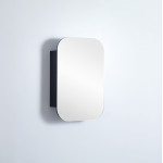 Olivia Shaving Cabinet - Matte Black 400*900mm