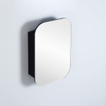 Olivia Shaving Cabinet - Matte Black 400*900mm