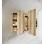 LED Bondi 1200(W)x750(H) Natural Oak Shaving Cabinet - Premium Edition