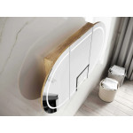 LED Bondi 1200(W)x750(H) Natural Oak Shaving Cabinet - Premium Edition