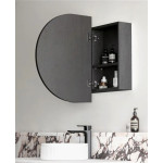 LED Bondi 900(W)x600(H) Black Oak Shaving Cabinet - Premium Edition