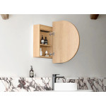 LED Bondi 900(W)x600(H) Natural Oak Shaving Cabinet - Premium Edition