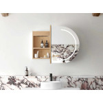 LED Bondi 900(W)x600(H) Natural Oak Shaving Cabinet - Premium Edition