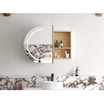 LED Bondi 900(W)x600(H) Natural Oak Shaving Cabinet - Premium Edition