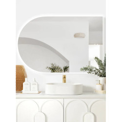 LED Archie 1200x800 Frameless Mirror