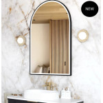 LED Archie 1200X800 Black Metal Frame Mirror
