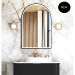 LED Archie 1200X800 Black Metal Frame Mirror
