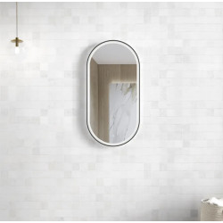 LED NOOSA FRAMED MIRROR BLACK  LED-MF9045BT