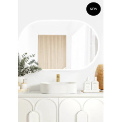 LED Noosa 1200(W)x750(H) Frameless Mirror - Install Horizontal or Vertical