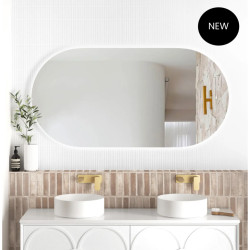 LED Noosa 1500(W)x750(H) Frameless Mirror - Install Horizontal or Vertical