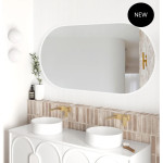 LED Noosa 1500(W)x750(H) Frameless Mirror - Install Horizontal or Vertical