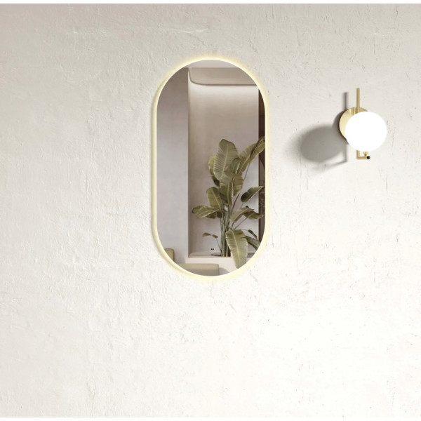 Noosa LED Oval Tuffi Glass Anti Fog Mirror 900*450