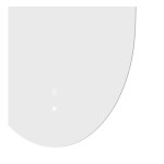LED Noosa 1500(W)x750(H) White Metal Frame Mirror- Install Horizontal or Vertical