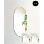 LED Noosa 1200(W)x750(H) White Metal Frame Mirror- Install Horizontal or Vertical