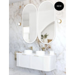 LED Noosa 1500(W)x750(H) Gold Metal Frame Mirror- Install Horizontal or Vertical