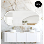 LED Noosa 1800(W)x750(H) Gold Metal Frame Mirror- Install Horizontal or Vertical