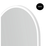 LED Noosa 1800(W)x750(H) White Metal Frame Mirror- Install Horizontal or Vertical