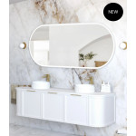 LED Noosa 1800(W)x750(H) Gold Metal Frame Mirror- Install Horizontal or Vertical