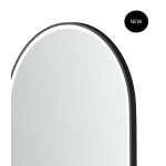 LED Noosa 900(H)x600(W) Black Metal Frame Mirror- Install Horizontal or Vertical