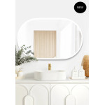 LED Noosa 900(H)x600(W) Black Metal Frame Mirror- Install Horizontal or Vertical