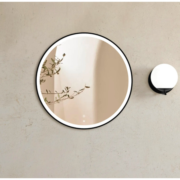 LED Bondi 800mm Black Metal Frame Mirror/ 3 colors