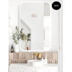 LED Newport 1200(W)x750(H) Frameless Mirror - Install Horizontal or Vertical