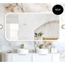 LED Newport 1500(W)x750(H) Frameless Mirror - Install Horizontal or Vertical