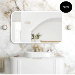 LED Newport 1200(W)x750(H) Gold Metal Frame Mirror- Install Horizontal or Vertical 3 Colors