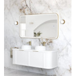 LED Newport 1500*750 3 colors metal frame mirror-install horizontal or vertical