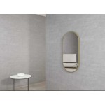 NOOSA OVAL BRUSH GOLD FRAME MIRROR 900X450MM