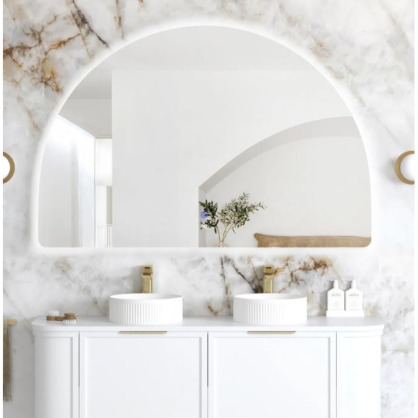 LED Moonlight Archie 1000(H)x1500(W) Frameless Tuffi Mirror LED-MA1015