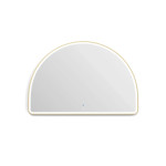 LED Moonlight Archie 1000(H)x1500(W) Metal Frame Mirror- 3 colors  Gold/white/black