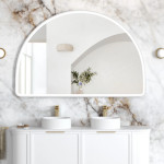 LED Moonlight Archie 1000(H)x1500(W) Metal Frame Mirror- 3 colors  Gold/white/black